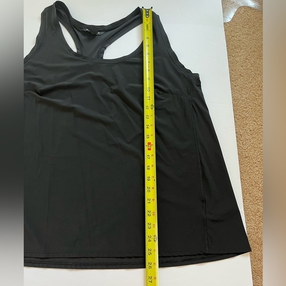 Athleta Black Racerback Lightweight Tank Size 1x - Picture 6 of 7